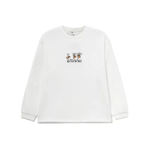 LiNing x XINGQIUDAZHAN LIANMINGKUAN Sweatshirt Women's Ivory