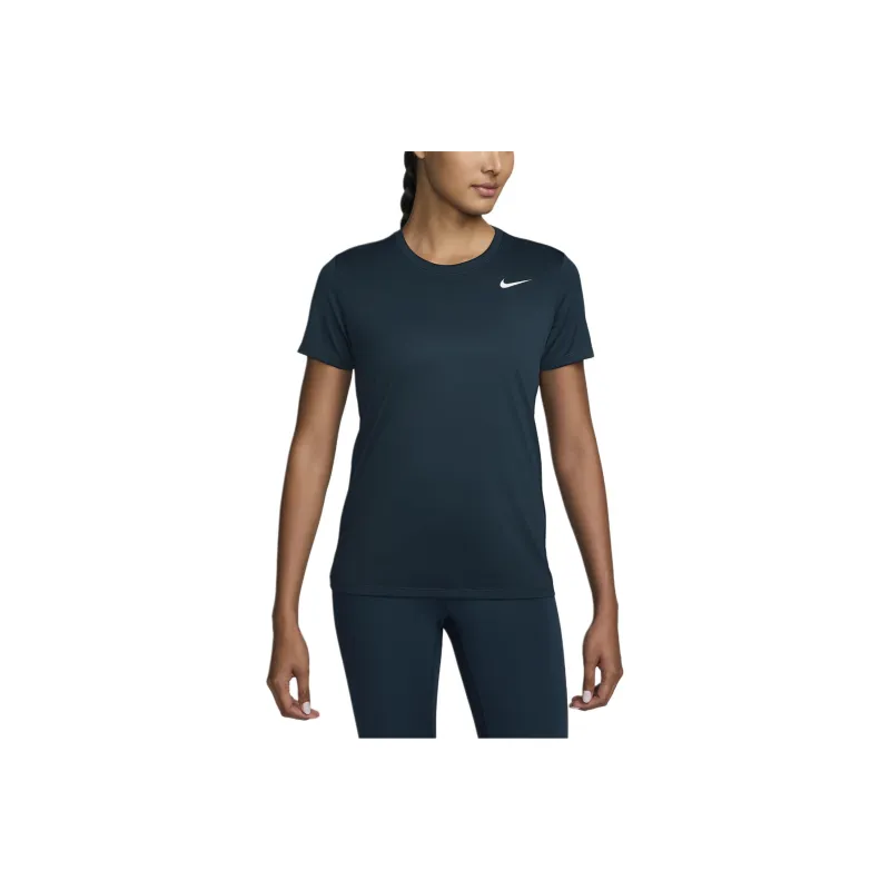 Nike Dri Fit T Shirt Women's Marine Blue-0