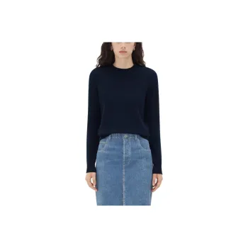 Bottega Veneta SS24 Cashmere Sweater Women's Marine Blue