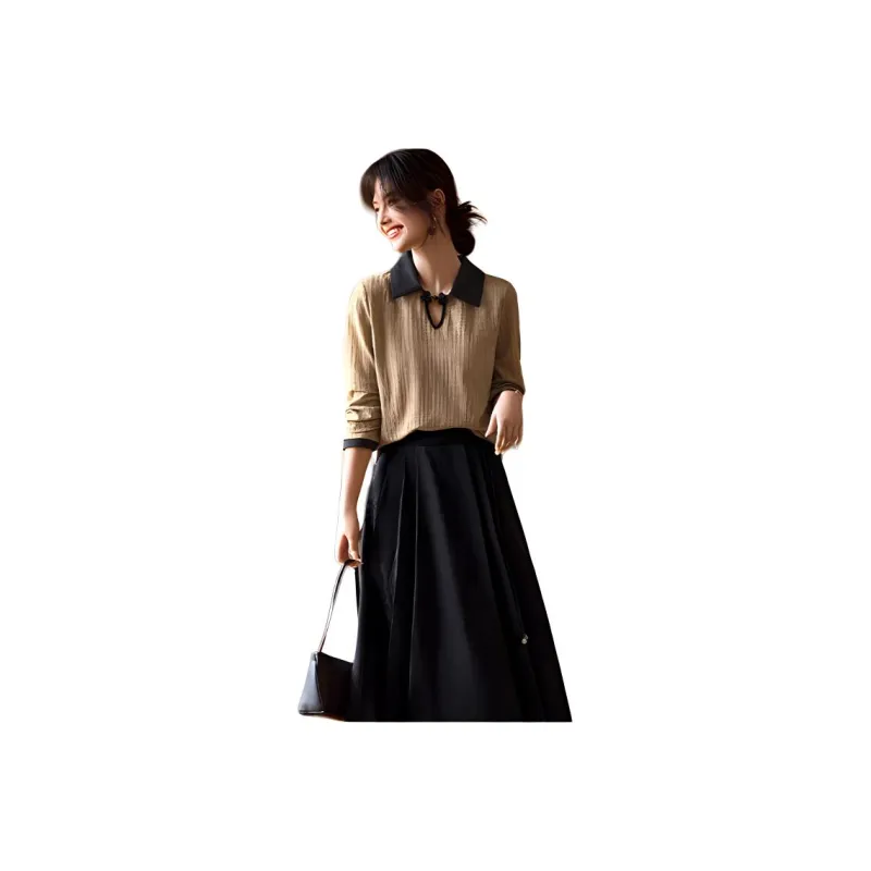 XWI T Shirts Women's Khaki-0
