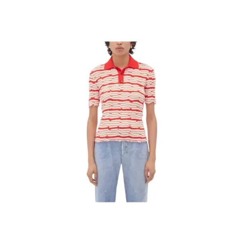 Bottega Veneta Polo Shirt Women's Red