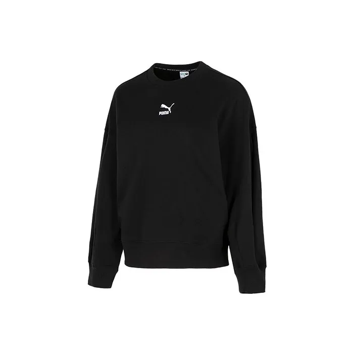 PUMA Sweatshirts Women's Black-0