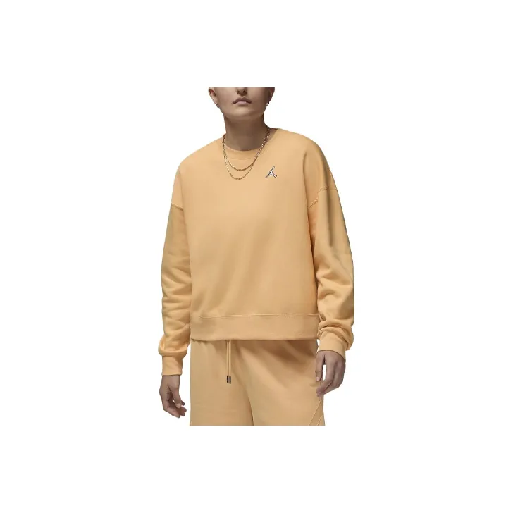 Jordan Brooklyn Sweatshirts Women's Gold-0
