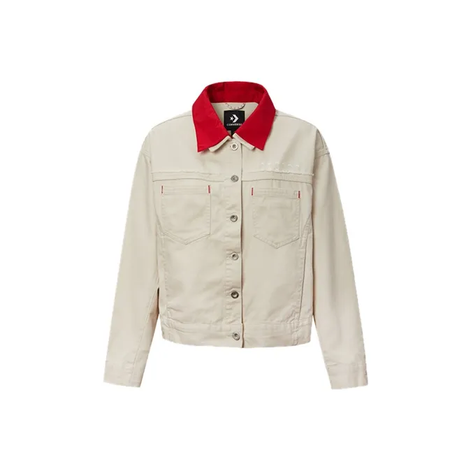 Converse Jackets Women's Beige-0