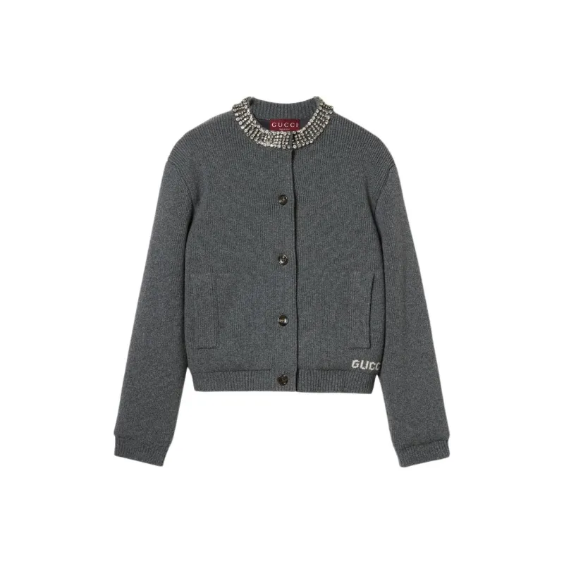 GUCCI Padded Rib Cardigan-0