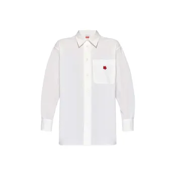 KENZO Logo Patch Long-Sleeve Shirt