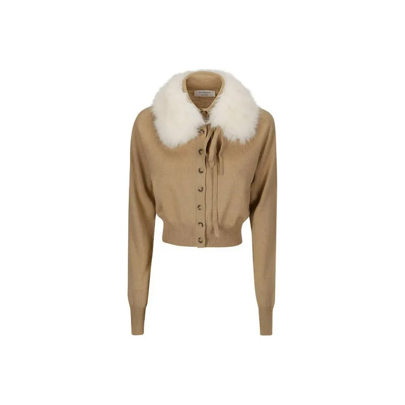 SportMax Buttoned Long Sleeved Cardigan-0