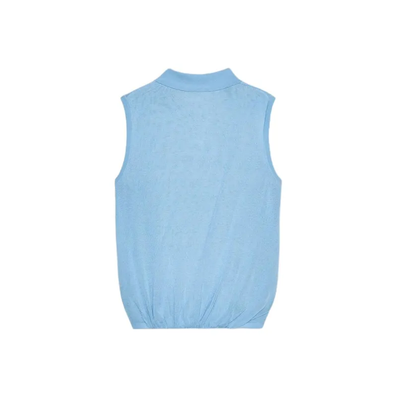 ZARA Polo Shirt Women's Light Blue-1