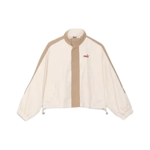 PUMA CORE HERITAGET7 Track FW24 ONE LINE Retro Jackets Women's High Mountain Accumulated Snow Color