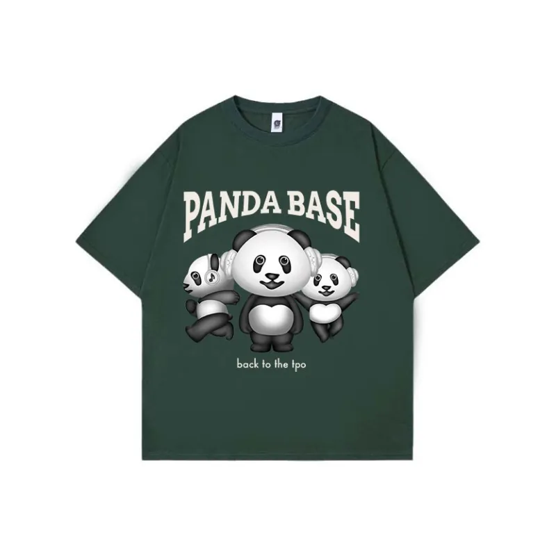 PANDA BASE T Shirts Women's-12