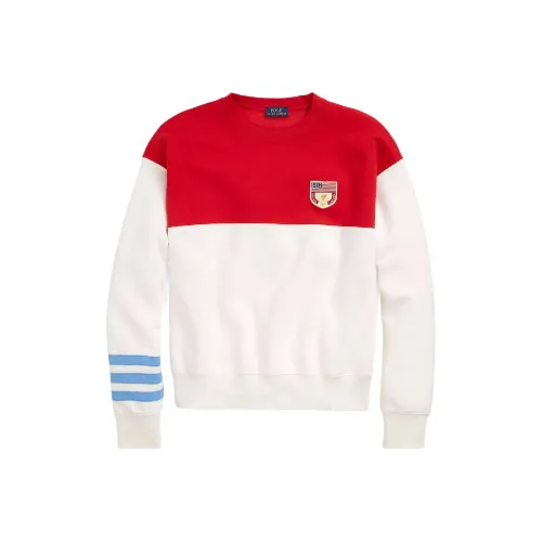 Polo Ralph Lauren Sweatshirts Women's White Red