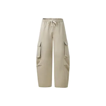 PENTAGONAL HEART Cargo Pants Men's Apricot
