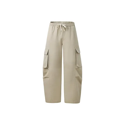 PENTAGONAL HEART Cargo Pants Men's Apricot