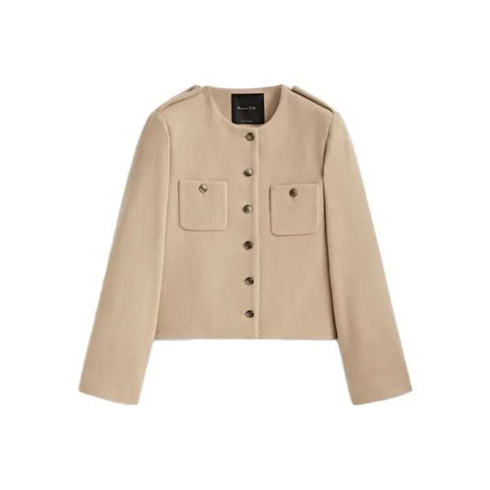 Massimo Dutti Jacket Women's Dark Gray-0
