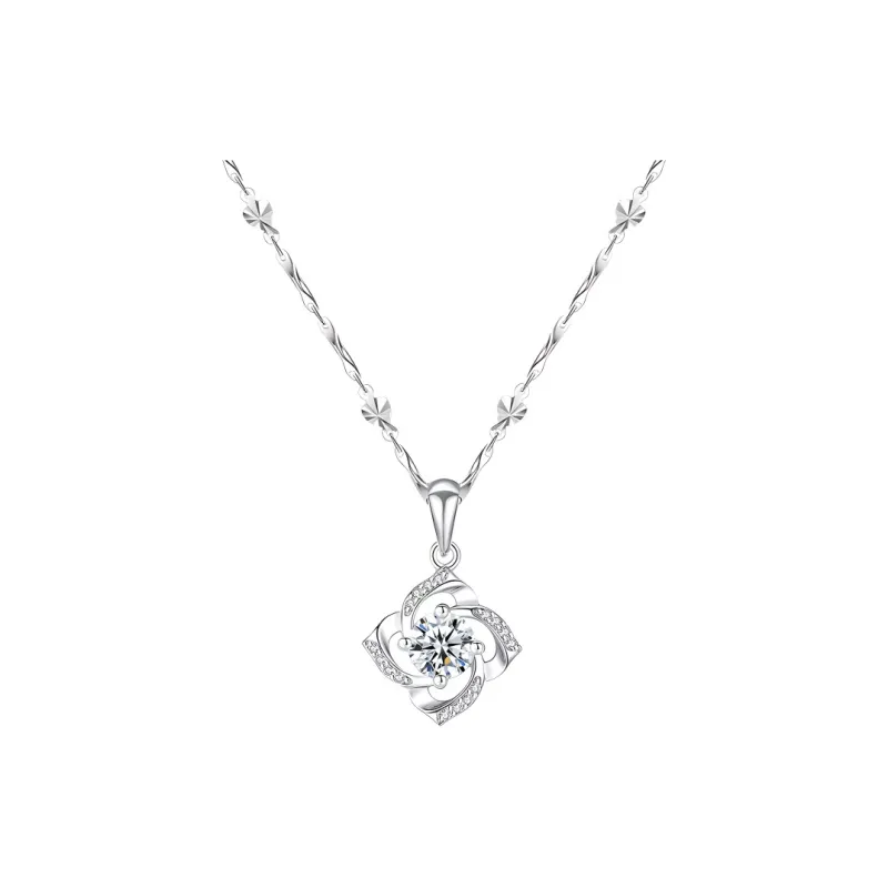 Silver Trim 999 Fine Silver Necklaces Women's-0