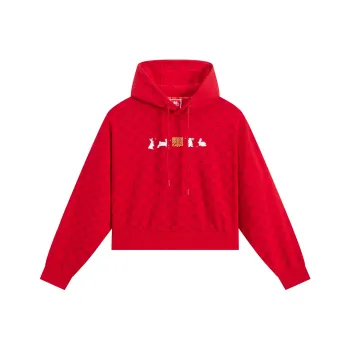 Kappa Sweatshirts Women's New Year Red All Over Print 5814P