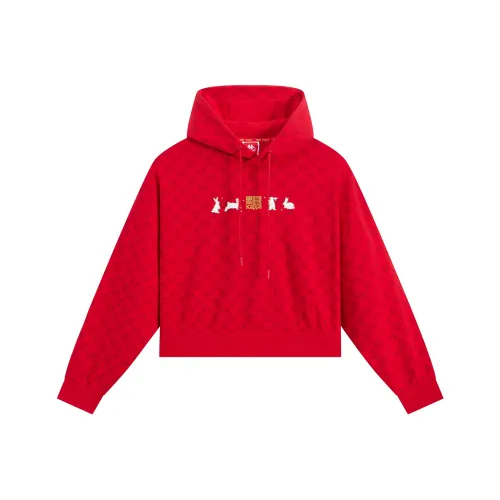 Kappa Sweatshirts Women's New Year Red All Over Print 5814P