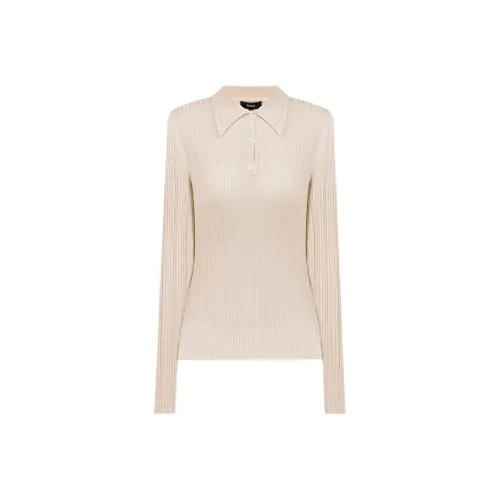 THEORY Polo Shirt Women's Beige