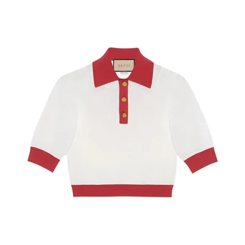 GUCCI Polo Shirts Women's White-0