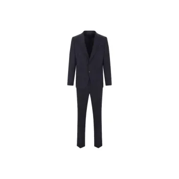 CARUSO Business Suits Men's Medium Blue