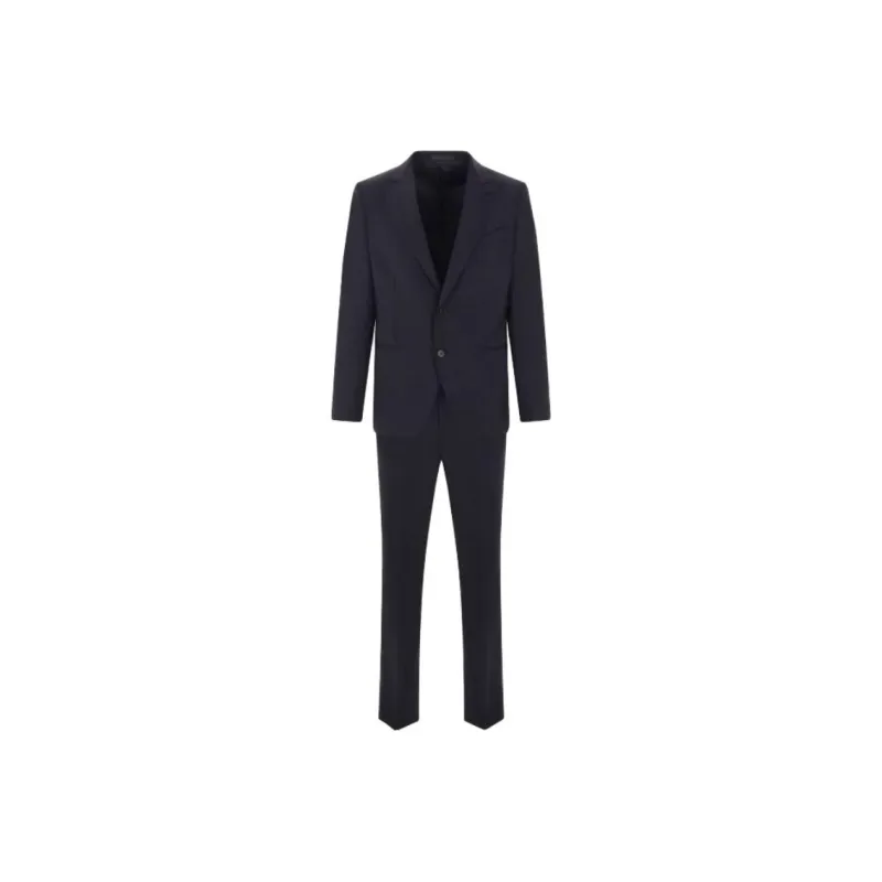 CARUSO Business Suits Men's Medium Blue-0