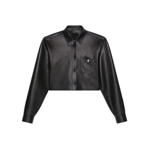Givenchy Collared Cropped Jacket