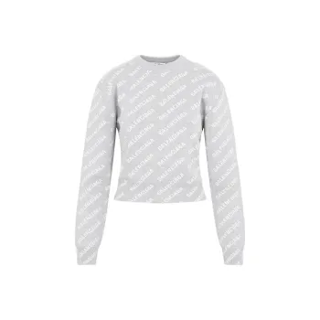 Balenciaga Sweater 'Grey/White'