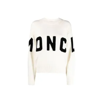 Moncler SS23 Valentines'd Day Gift Ideas Cashmere Sweaters Women's White