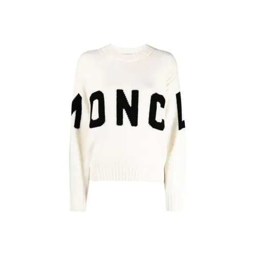 Moncler SS23 Valentines'd Day Gift Ideas Cashmere Sweaters Women's White