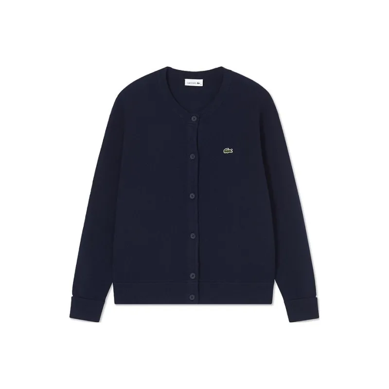 LACOSTE Cashmere Sweaters Women's Navy Blue-0