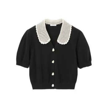OVV Knitwear Women's Black Solid Color 19
