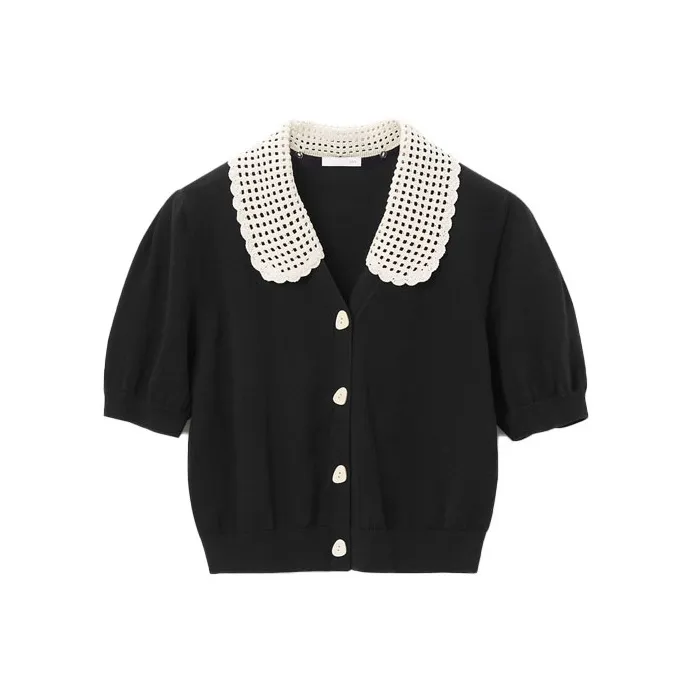 OVV Knitwear Women's Black Solid Color 19-0