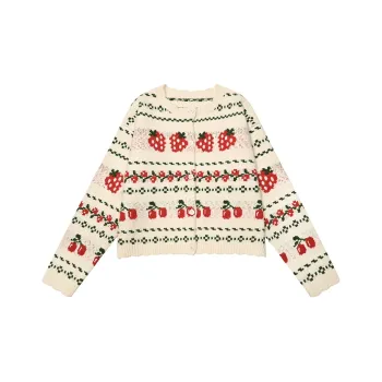NTOT Knitwear Women's White Red