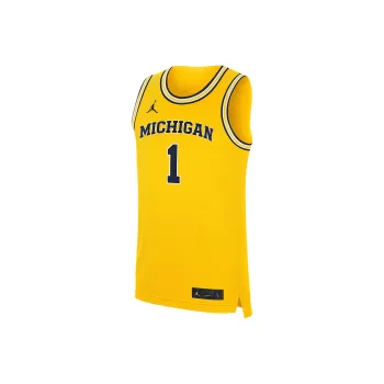 JORDAN Michigan Wolverines Replica Men's JORDAN Brand College Basketball Jersey