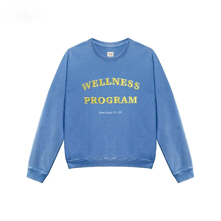 Ideeaideea Sweatshirt Unisex Vintage Blue-0