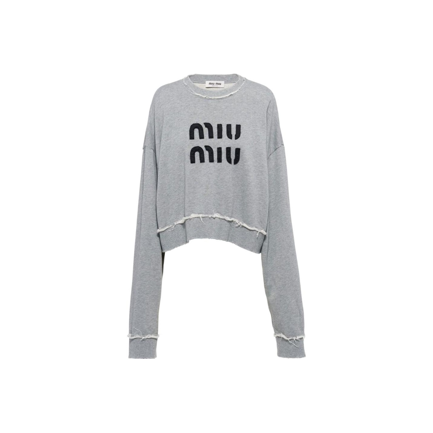 Miu Miu Grey Hoodies Sweatshirts on Sale & Authentic - POIZON Miu Miu Grey Hoodies Sweatshirts on Sale & Authentic - POIZON