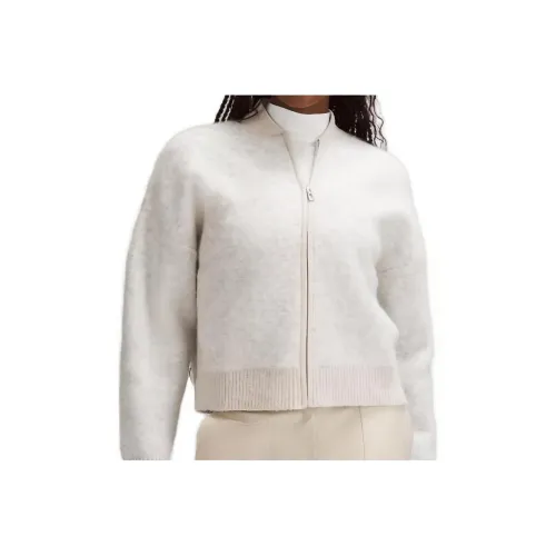 Lululemon Alpaca Wool-Blend Knit Bomber Jacket Jackets Coats Women's