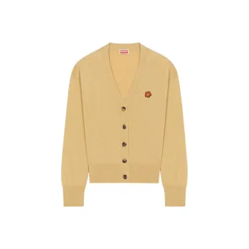 KENZO V Neck Buttoned Knitted Cardigan