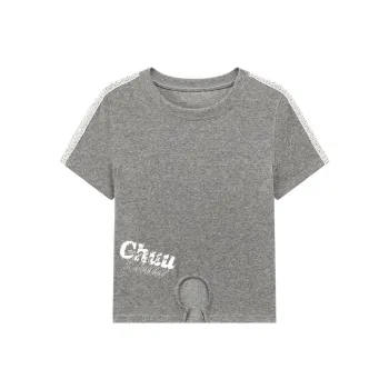CHUU T Shirts Women's Dark Heather Gray