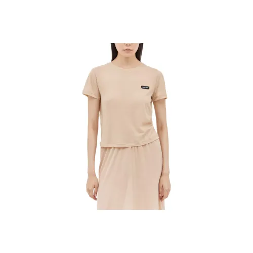 MIU MIU Short-Sleeved Crewneck T-Shirt