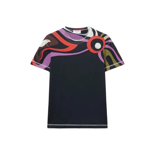 EMILIO PUCCI Marmo print Cotton T shirt