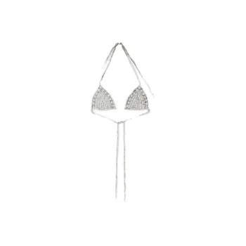 Burberry Strapless Top Women's Silver