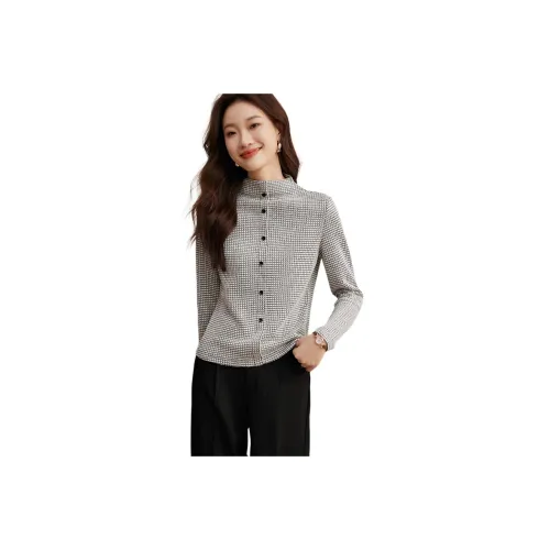 Mo Han Yi Mei Knitwear Women's Black Edge Color