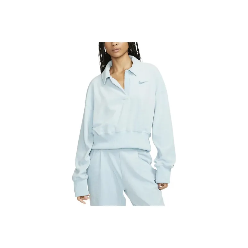 Nike Polo Shirts Women's Light Blue-0