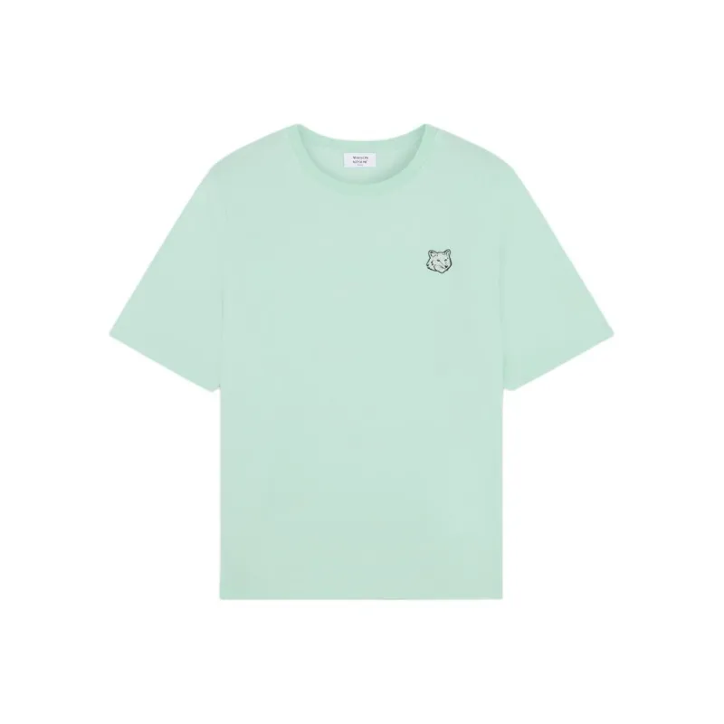 Maison Kitsune Fox Head Patch Crewneck T Shirt-0