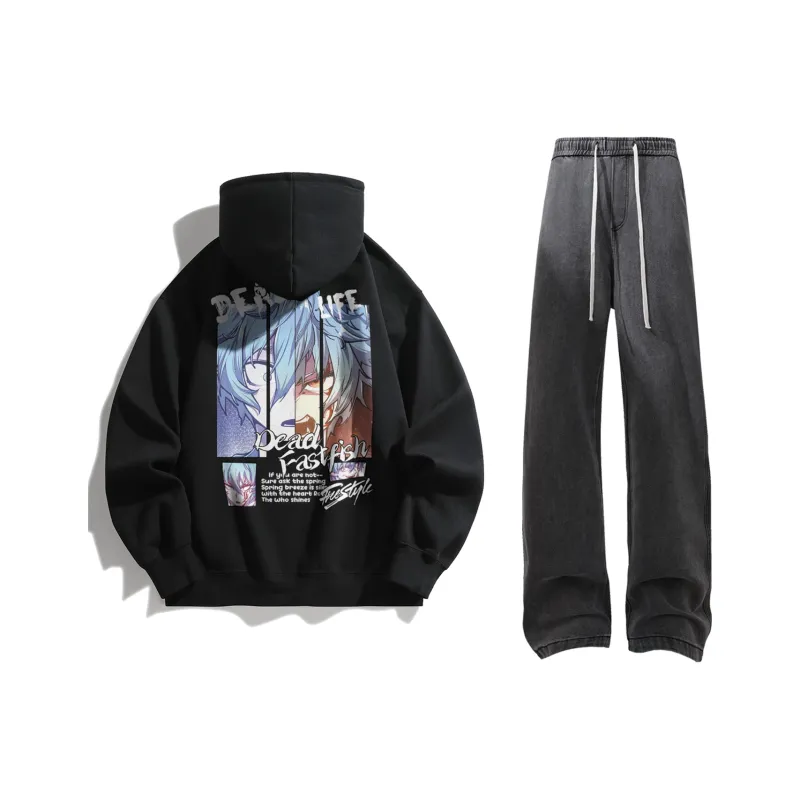 FASTFISH x SHENGSIJUELIANMINGKUAN Sweatshirt Set Unisex-20