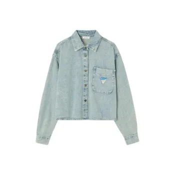 AMERICAN VINTAGE A.M SS24 CHEMISE FEMME BESOBAY Shirt Women's Blue