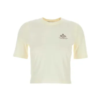 PRADA Logo Printed Crewneck T Shirt