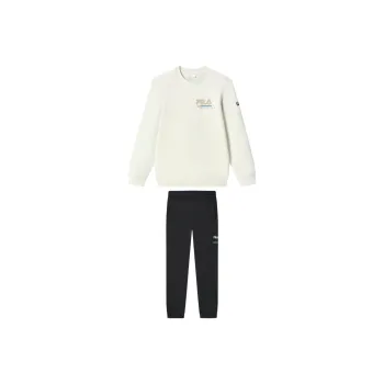 FILA Casual Sportswear Men White Birch Gray+Jet Black