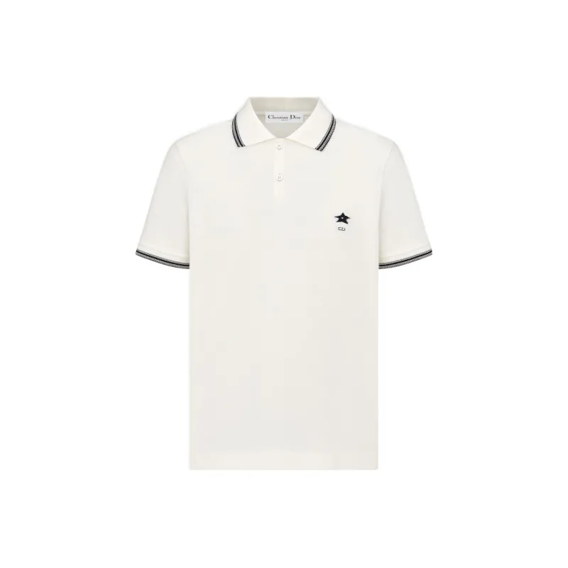 DIOR Quarterly New Products Polo Shirts Women's White-0